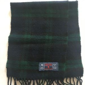 Vtg 100% Pure Lambswool Tartan Scarf Scotland